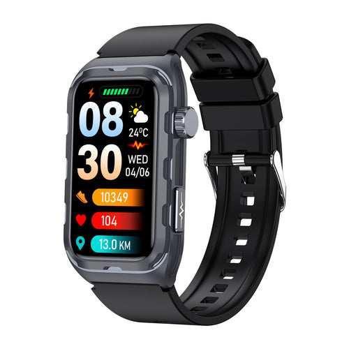 Advanced Health Smartwatch – ECG, Blood Oxygen, Blood Pressure & Temperature Monitoring with HD Touchscreen
