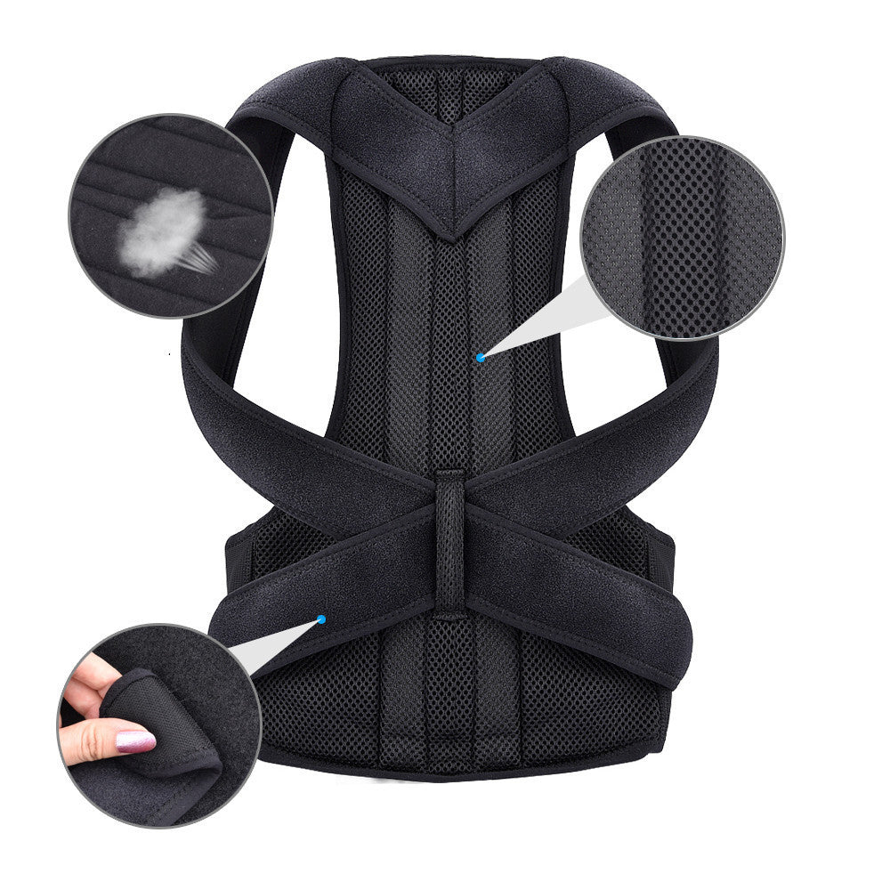 Posture Corrector for Back & Shoulders ? Adjustable, Breathable Support for Men & Women
