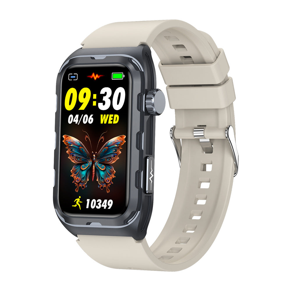 Advanced Health Smartwatch – ECG, Blood Oxygen, Blood Pressure & Temperature Monitoring with HD Touchscreen